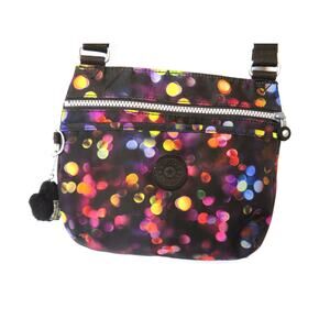 KIPLING Colorful Emmylou Print Coated Nylon Crossbody Bag